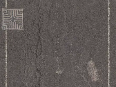 asphalt 07 png pbr seamless 4k 3D model