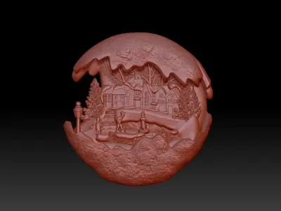 Christmas ornament cookie Free 3D print model