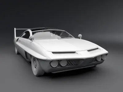 Sam Loovers Car Scale model 3D print model