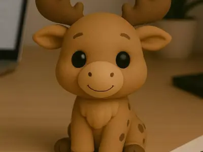Elk - Kawaii Animals Collection 3D print model