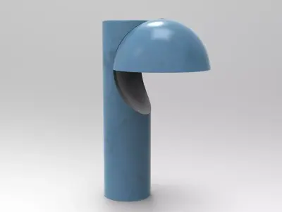 Muer Table Lamp Low-poly 3D model