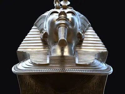 Tutankhamun Mask v4 G 3D model