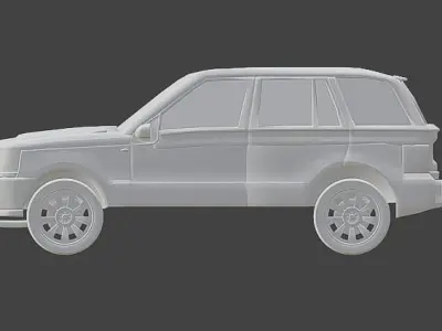 Suv 4x4 Vehicle Desert Car By Gorgan 3D model