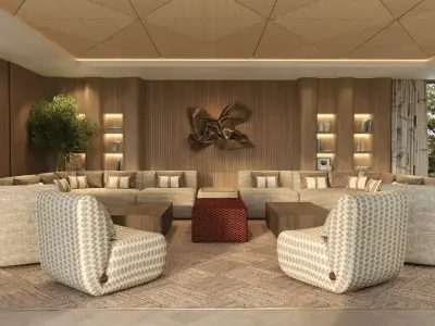High-Quality 3D VILLA IN SPAIN MADRID 3D model