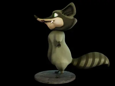 Racoon animal 3d 3D model