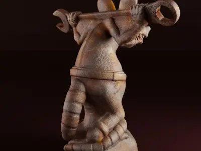 ROD-THE MECHANIC RAT 3D print model