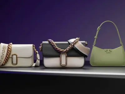 Luxury Handbags Collection 3D model