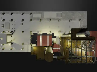 Industrial building 005 3D model