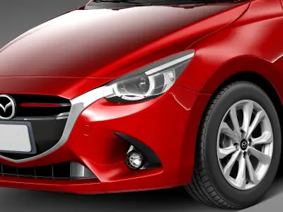 Mazda 2 2015 3D model