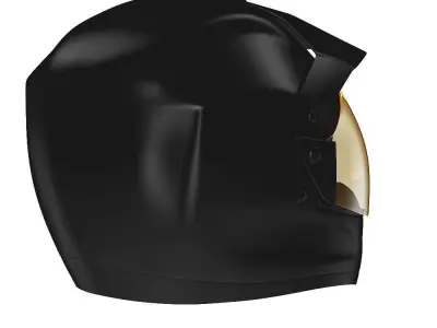 Bike Helmet Low-poly 3D model