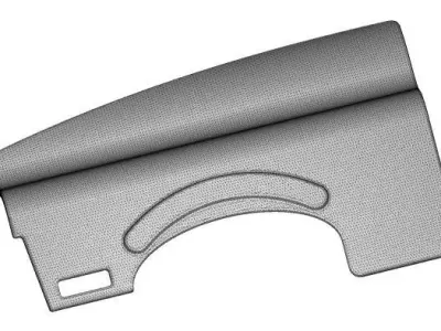 Kids Engineering Car Fender 3D print model