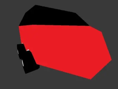 Cartoon Car Free low-poly 3D model get
