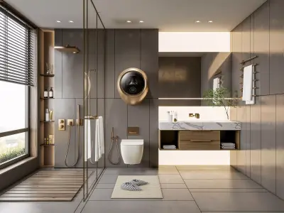 Bathroom 70 3D model