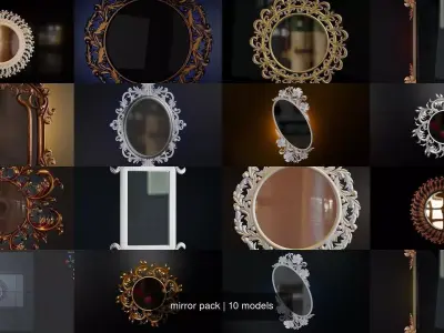 mirror pack 3D Model Collection