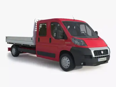 Fiat Ducato Doble Cabina 3D model