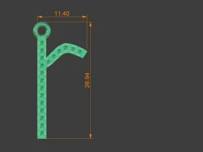 Diamond r Pendant Gold Silver Platinum Luxury Jewelry 3D print model