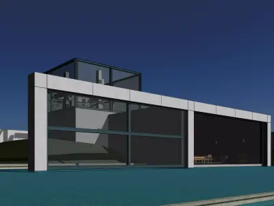 Tadao Ando - Church on the Water 3D model