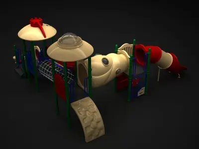 Outdoor Castle 3D model