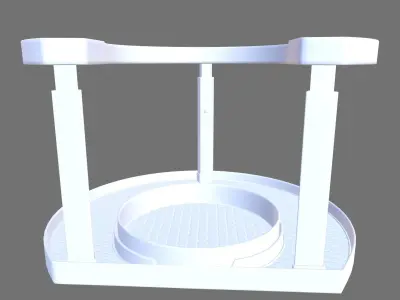 Racks Rotating Spice Holder Shelf 3D model