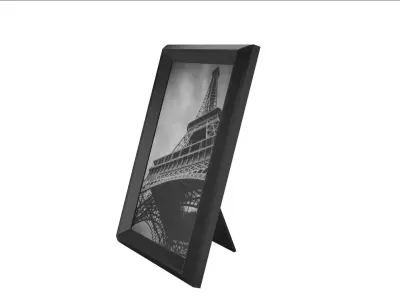 Photo Black Frame Free low-poly 3D model