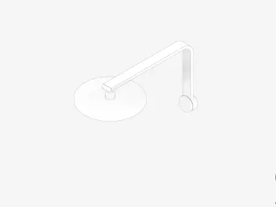 Shower - Head - Luxury - Feather Low-poly 3D model