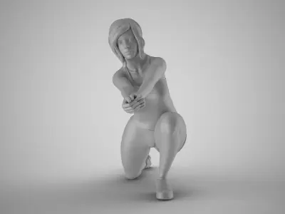Volleyball Girl 2 3D print model