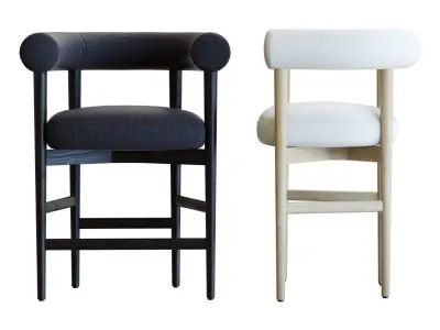 Crate and Barrel Mazz Counter Stool 3D model