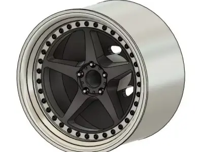 3SDM 3 33 RIMS FOR DIECAST 64 SCALE 3D print model