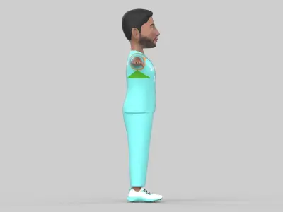 Avesh khan 3D model