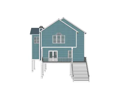 Beach House 19 -Archimple LLC 3D model