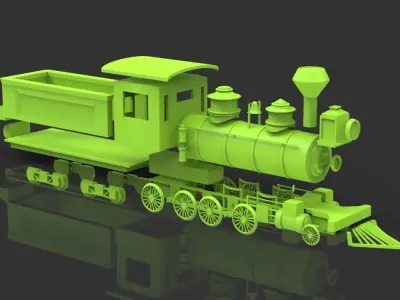 train engine 3D print model