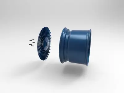 TurboFan rim Kit  3D model