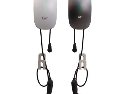  Silk Round Home Wallbox Low-poly 3D model