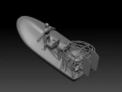 AIRBOAT SWAMP TOURS 3D print model