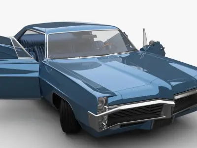 Pontiac Bonneville 67 3D model