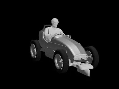 Midget Racer ready to print 3D print model