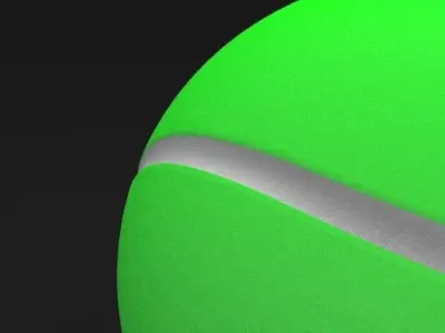 Tennis ball Free 3D model purchase
