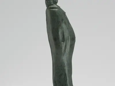 Monument to Honore de Balzac 3D model