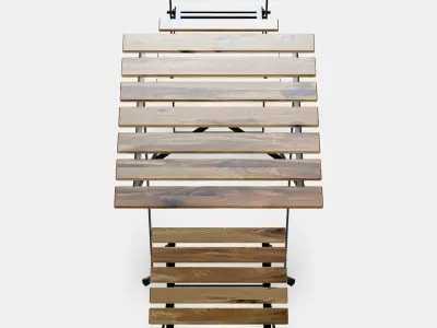 TARNO table2 chairsoutside 3D model