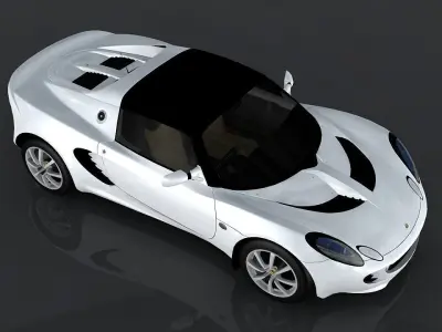Lotus Elise 111S Low-poly 3D model