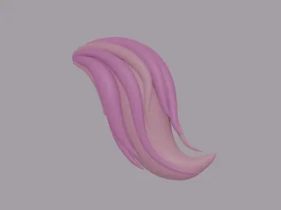 Tail model 3D model