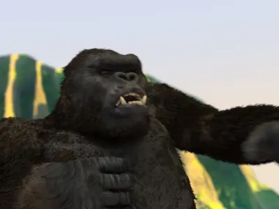 KING KONG SKULL ISLAND MODEL 3D model