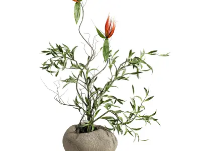 bouquet 3D model 17