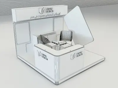 Booth Exhibition Stand a653e 3D model
