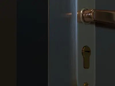 Entrance door Free 3D model purchase