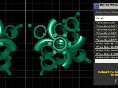 CLASSY  STYLISH EARRING 3D PRINTABLE MODEL  3D print model