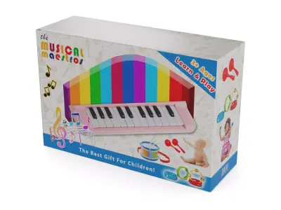 Cars and action games Musical Instrument Set Low-poly 3D model buy