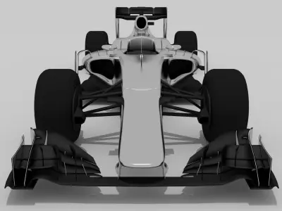 Formula One Car 1 3D model
