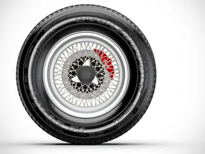 Wheel v8 3D model