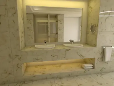 Bathroom 46 3D model